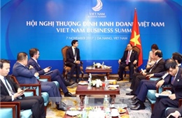 Thủ tướng Nguyễn Xuân Phúc tiếp Giám đốc Điều hành Diễn đàn Kinh tế Thế giới 